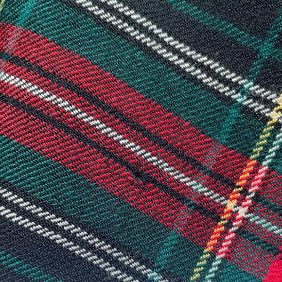 Georges Rech 1980s Vintage Tartan Wool Double-Breasted Blazer Sz M - Picture 7 of 8